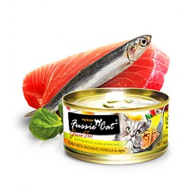 FUSSIE CAT純天然貓罐頭(吞拿魚+鯷魚)80G FUSSIE CAT純天然貓罐頭(吞拿魚+鯷魚)80G